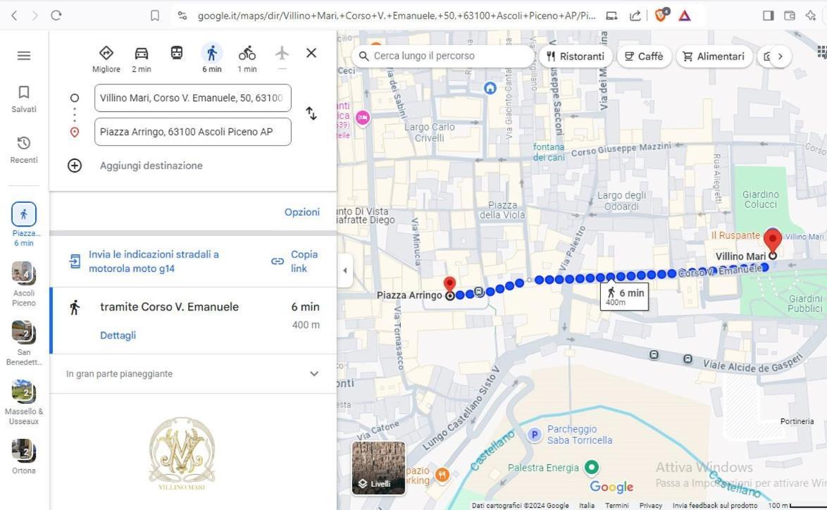 אסקולי פיצ'נו Villino Mari Camere Con Parcheggio Privato Gratuito מראה חיצוני תמונה